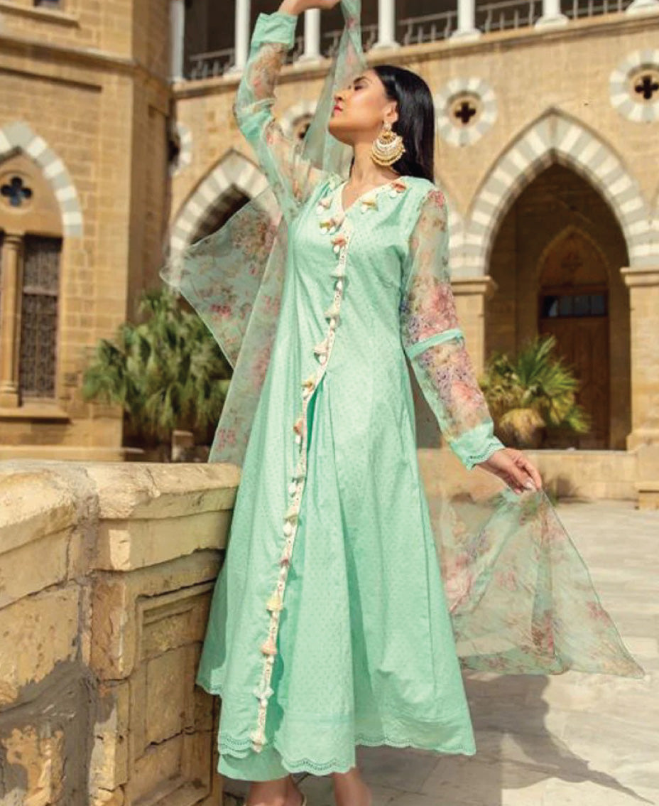 Mint Green Angarkha